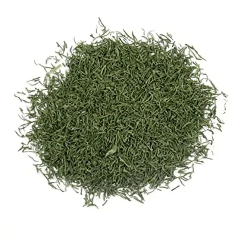 Dill weed chopped and ready for cooking with