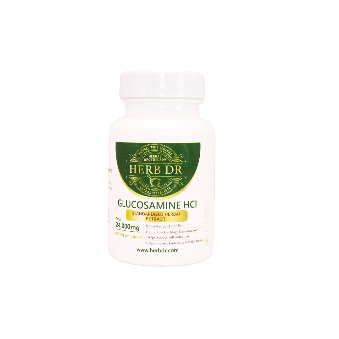 Herb Dr Glucosamine Sulfate Capsules – Joint Support & Cartilage Health, 400mg, 60 Capsules