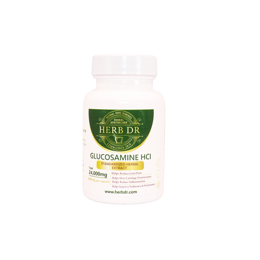 Herb Dr Glucosamine Sulfate Capsules – Joint Support & Cartilage Health, 400mg, 60 Capsules