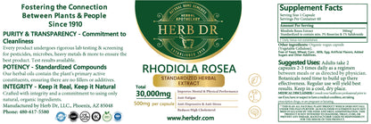 Rhodiola Rosea Capsules